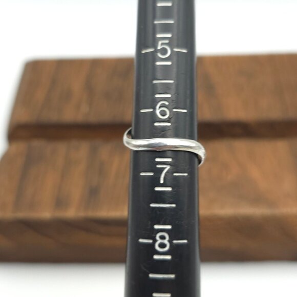 Size 6.5 Sterling Silver Lapis Lazuli Stone Ring A381 - Picture 5 of 7